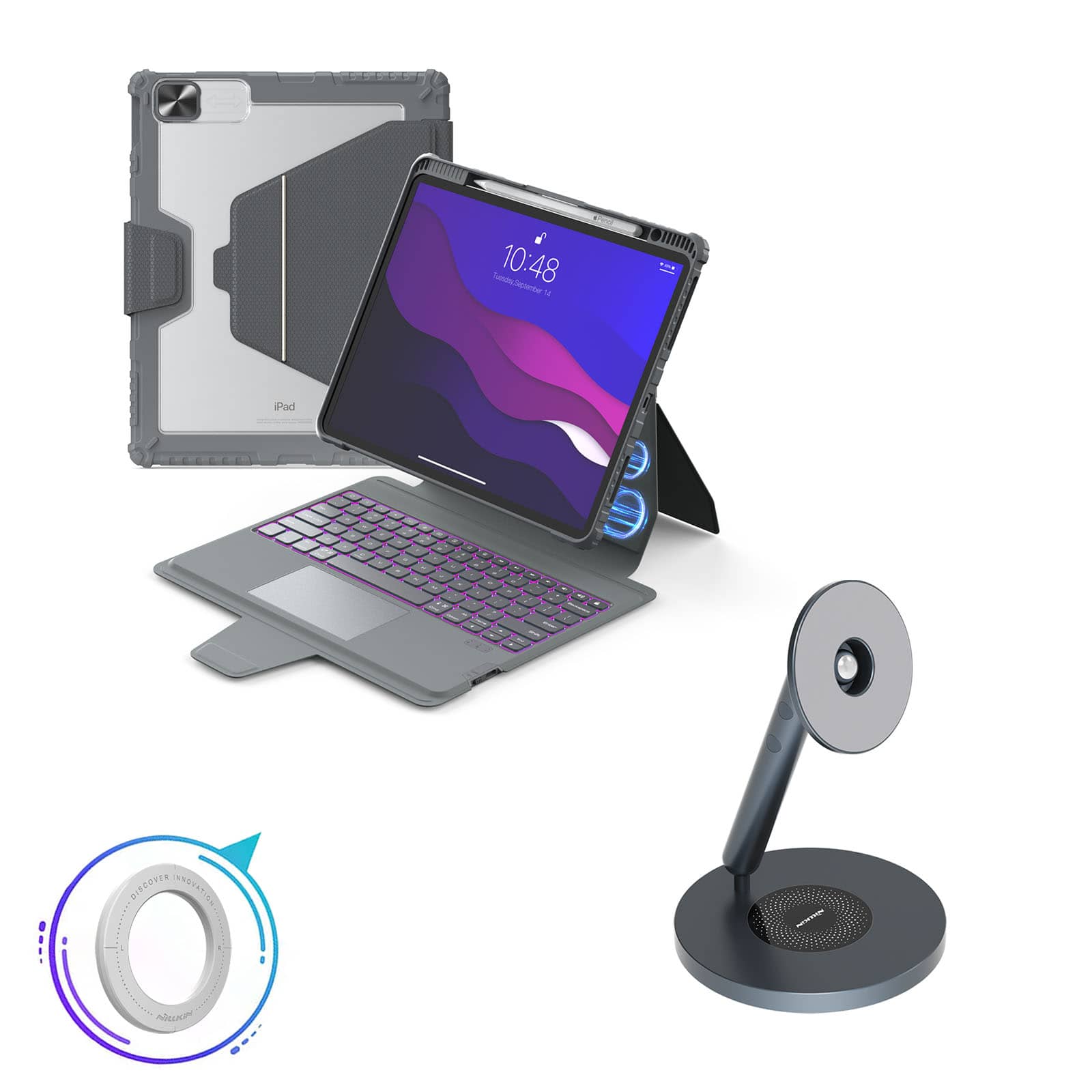 Bundle: 12.9 inch iPad Pro (6th/5th/4th/3rd Gen)+iPad Stand