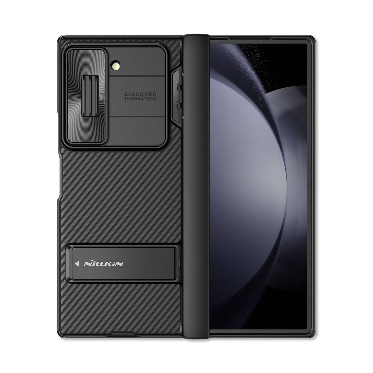 Nillkin CamShield Fold ケース（隠しスタンド付き） - Samsung Galaxy 