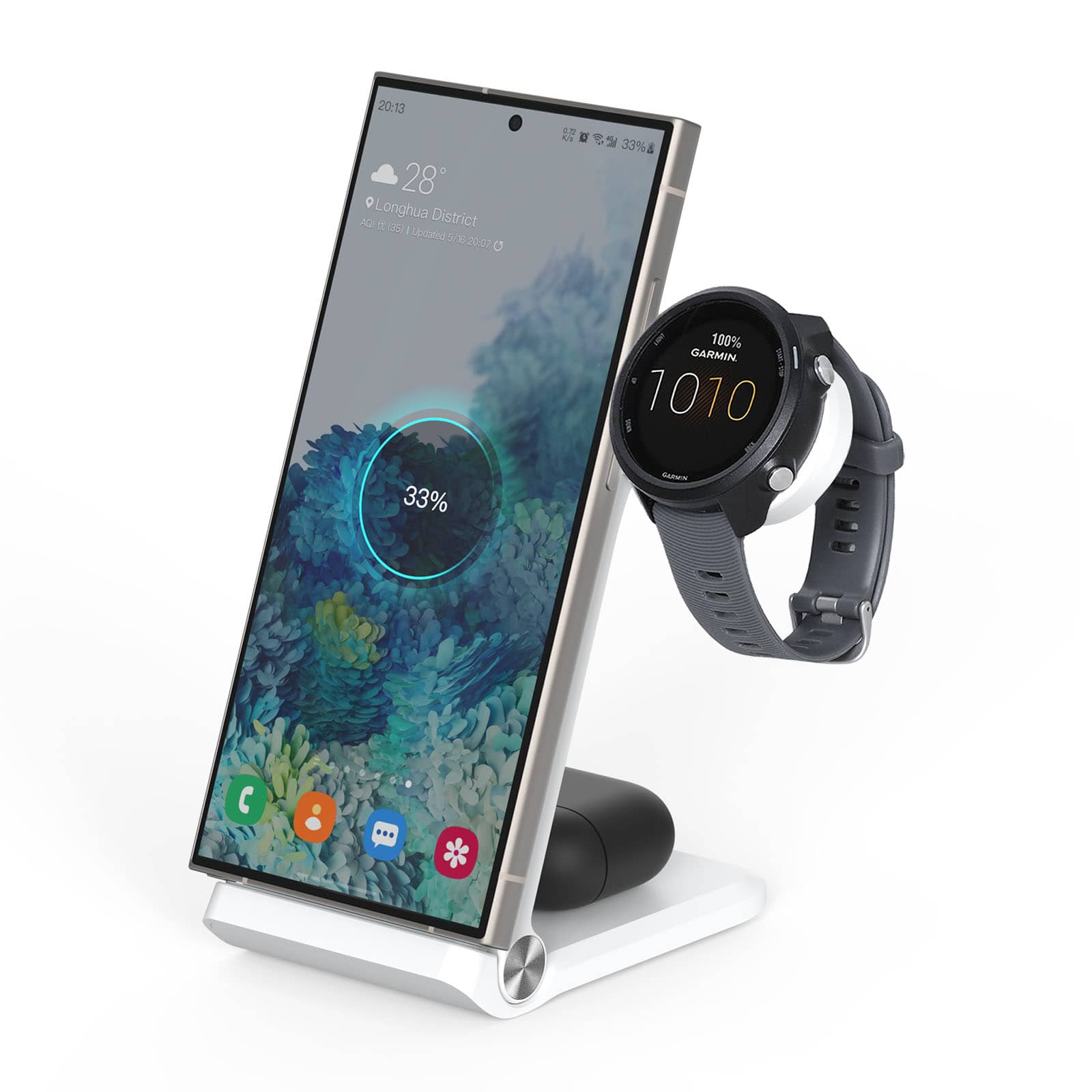 For Qi Wireless Charging Devices / Garmin Watch / European Standard