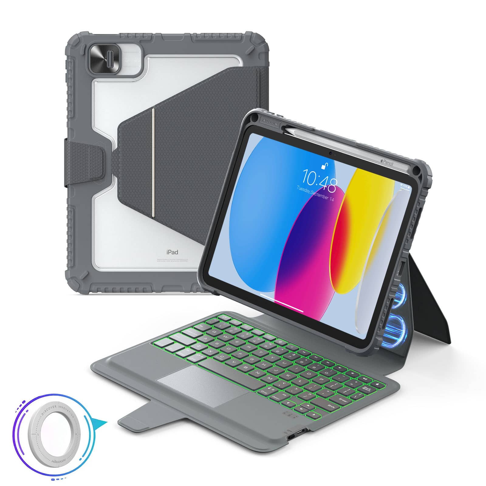 Nillkin マグネティック バンパー リンク バックライト キーボード