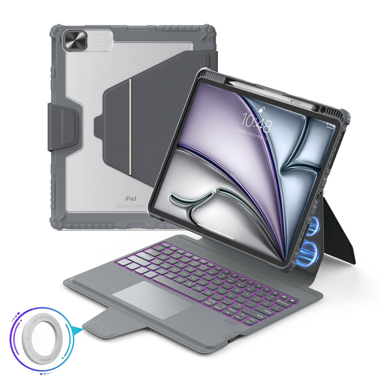 Nillkin マグネティック バンパー リンク バックライト キーボード