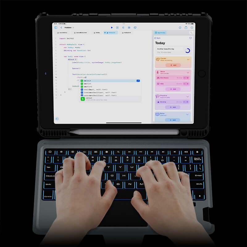 Nillkin Backlit Bumper Combo Keyboard Case for iPad Series