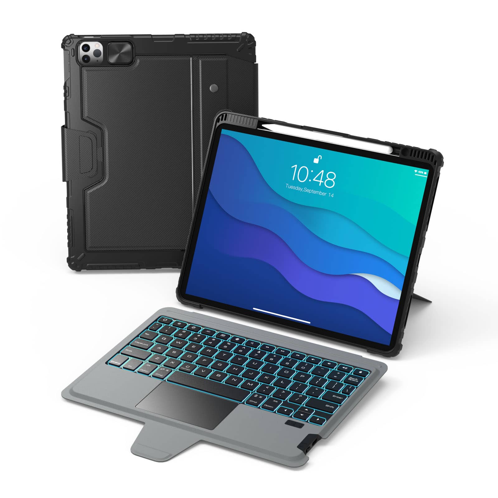 iPadアクセサリー Nillkin Bumper Combo Keyboard Case Nillkin Backlit Bumper Combo Keyboard Case for iPad Series