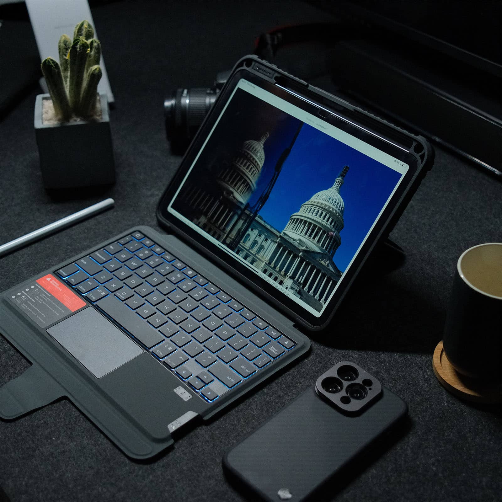 Nillkin Backlit Bumper Combo Keyboard Case for iPad Series