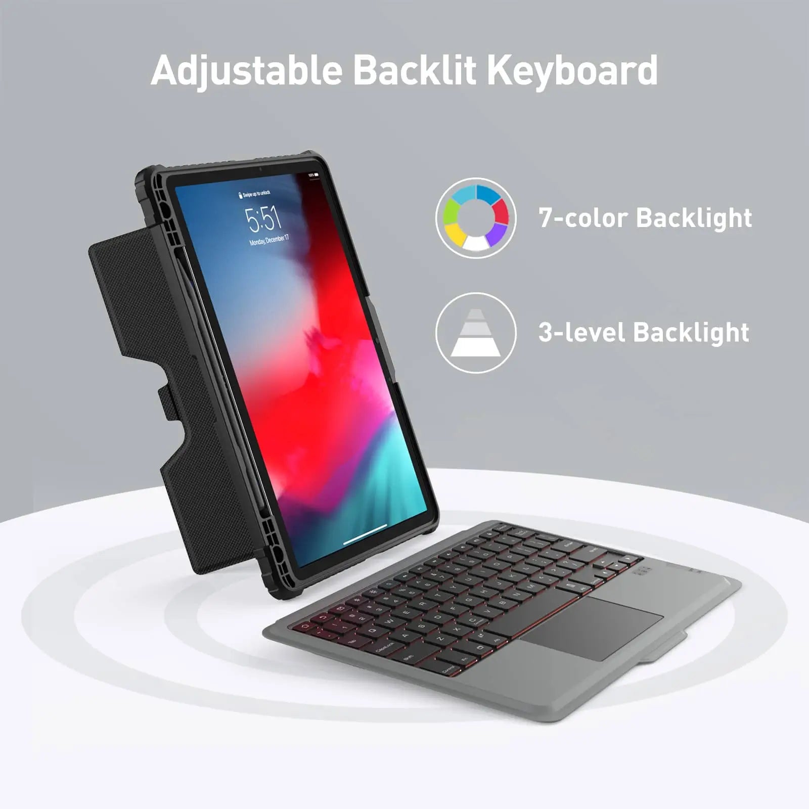 Backlit 12.4 inch Tab S7 Plus (S7+)