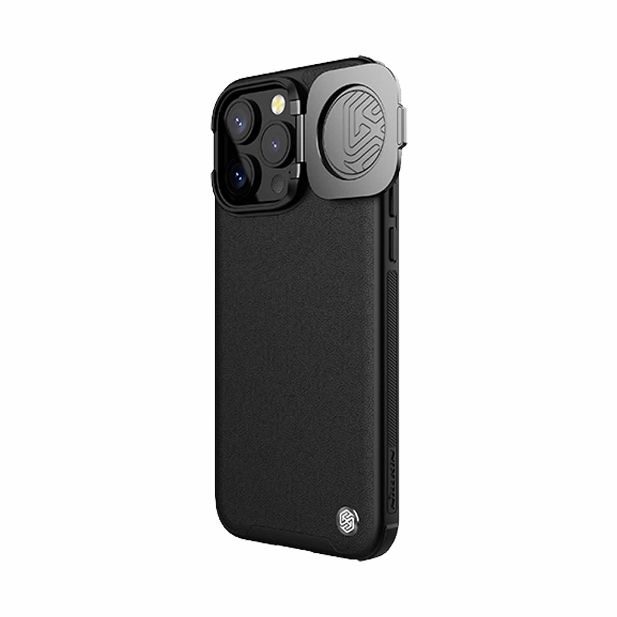 Nillkin CamShield Prop Leather Case for iPhone 15 Series