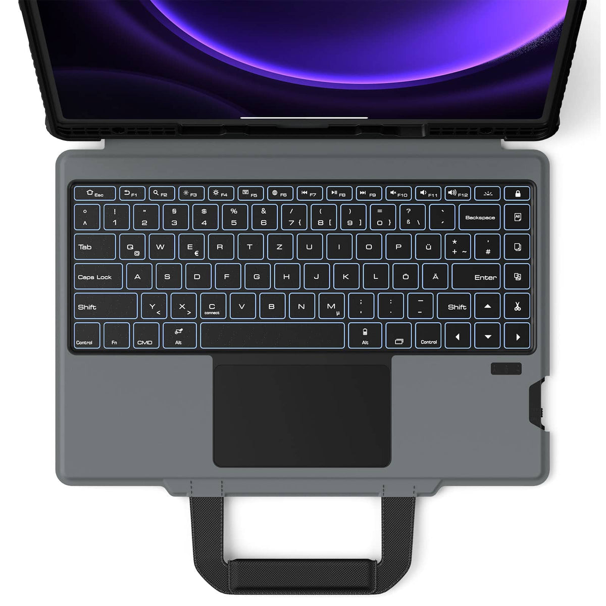 Computer Keyboard Handle Nillkin Carry Go Portable Handle Backlit Keyboard Case (Black) for ...