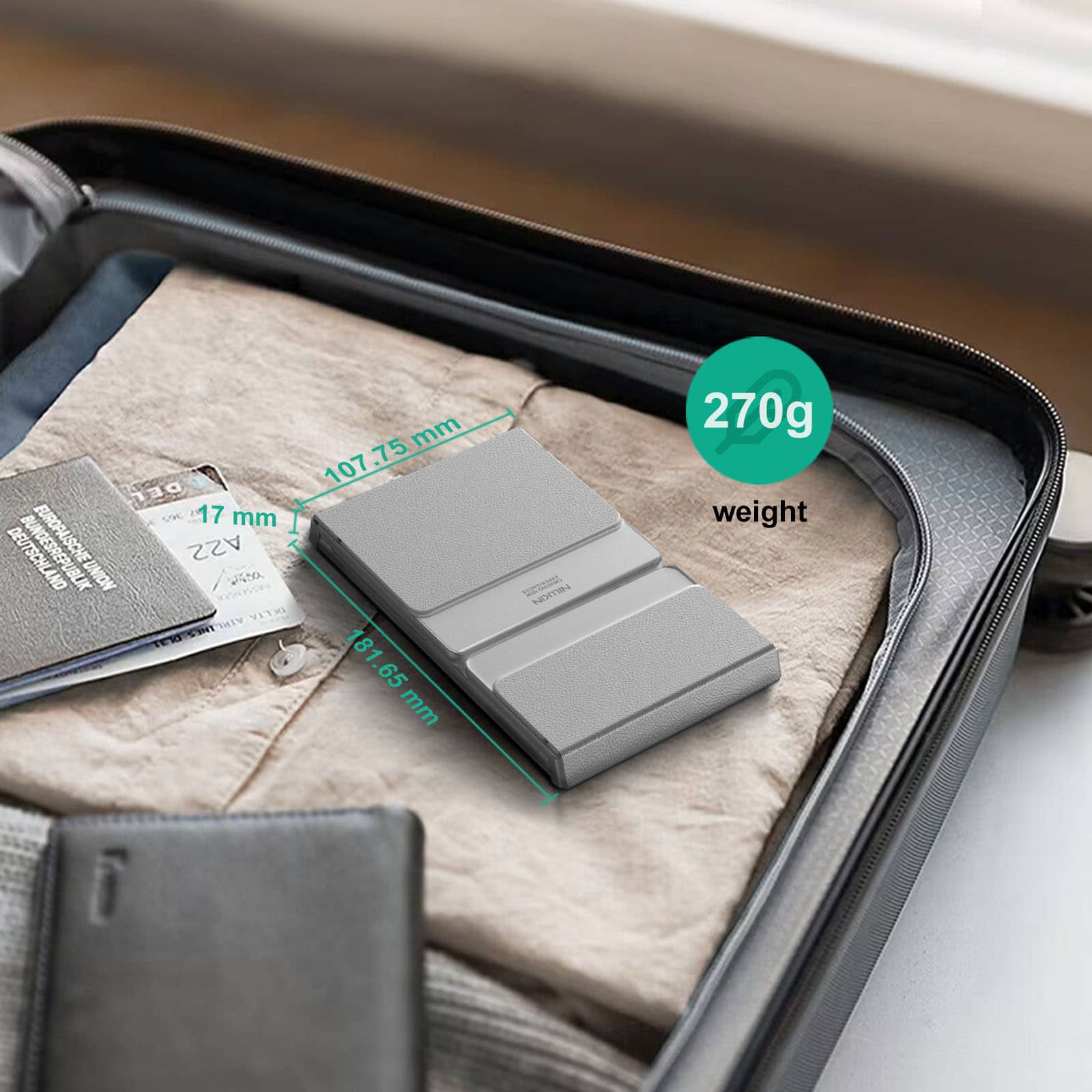 Nillkin Cube ポケット折りたたみキーボード デュアルマグネット