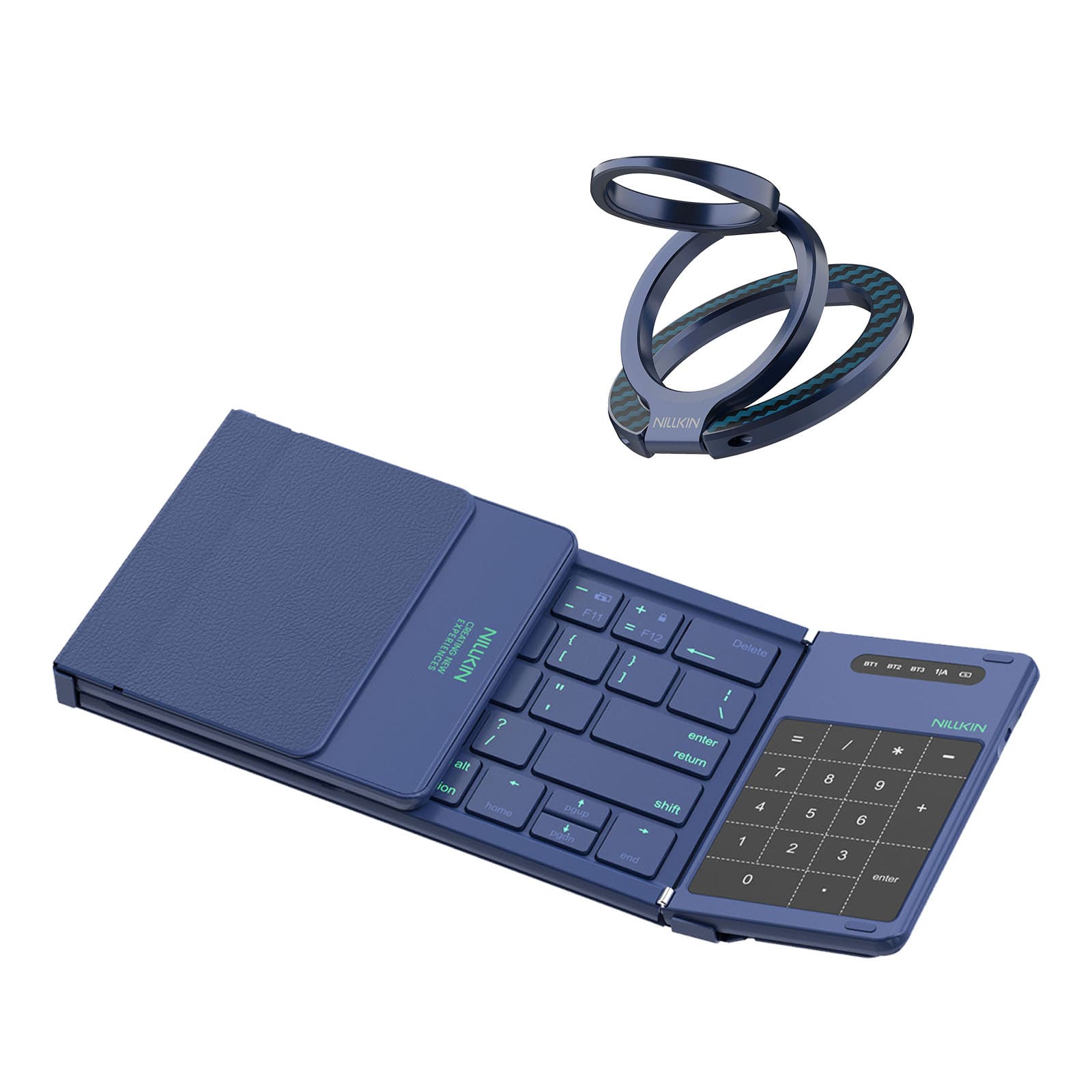 Nillkin Cube Pocket Keyboard 本体 Nillkin Cube Pocket Foldable Keyboard & Dual-Magnet Grip Holder