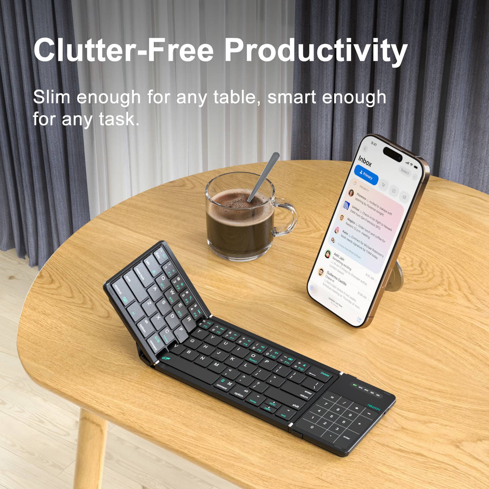 Nillkin Cube Pocket Foldable Bluetooth Keyboard with Touchpad