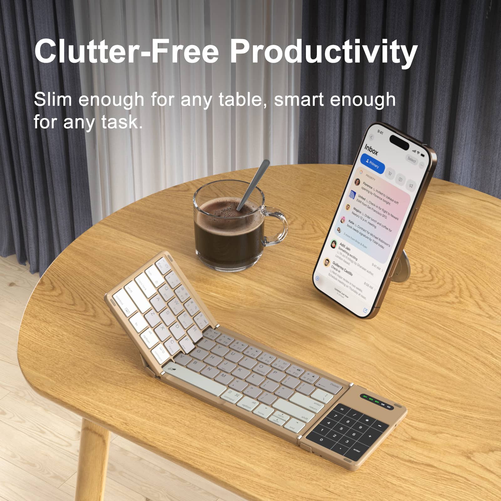 Nillkin Cube Pocket Foldable Bluetooth Keyboard with Touchpad