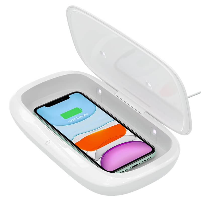 FlashPure Pro UV Sanitizing Box with Wireless Charger