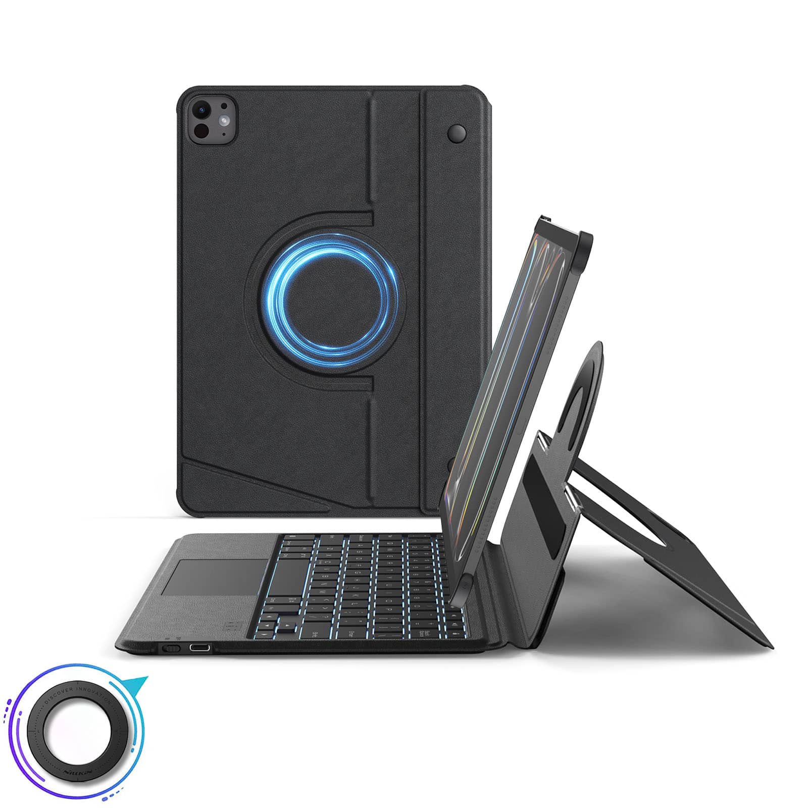 Nillkin MagicEase Ultra-Slim Magnetic Backlit Keyboard (Midnight