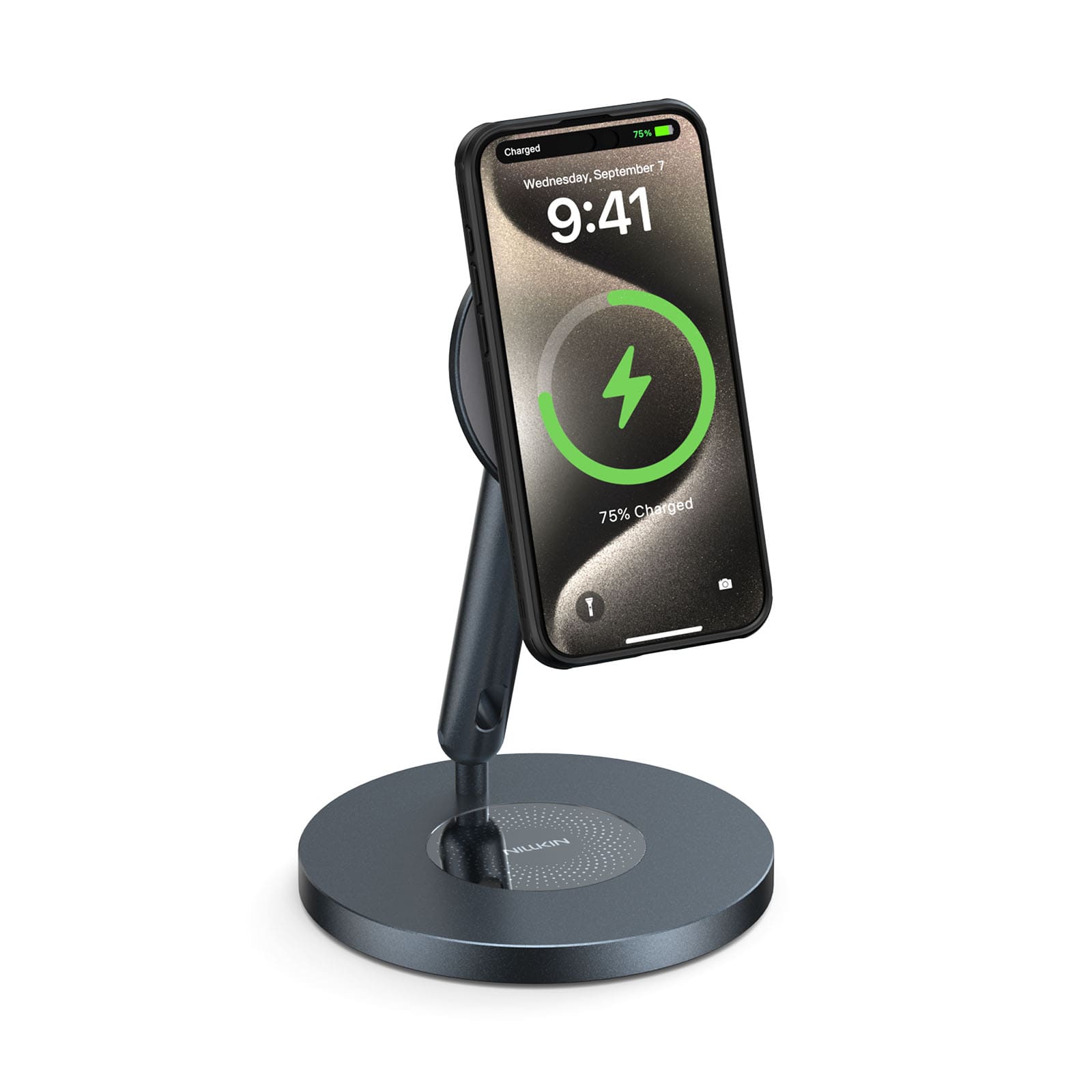 MagicEase Ultra-Slanke Magnetische Toetsenbordhoes met Achtergrondverlichting (Midnight Black) met Magnetische Oplaadstandaard voor iPad-serie