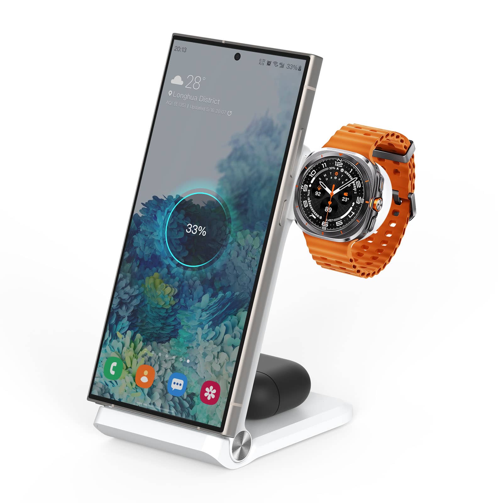 For Qi Wireless Charging Devices / Samsung Watch / U.S. Standard