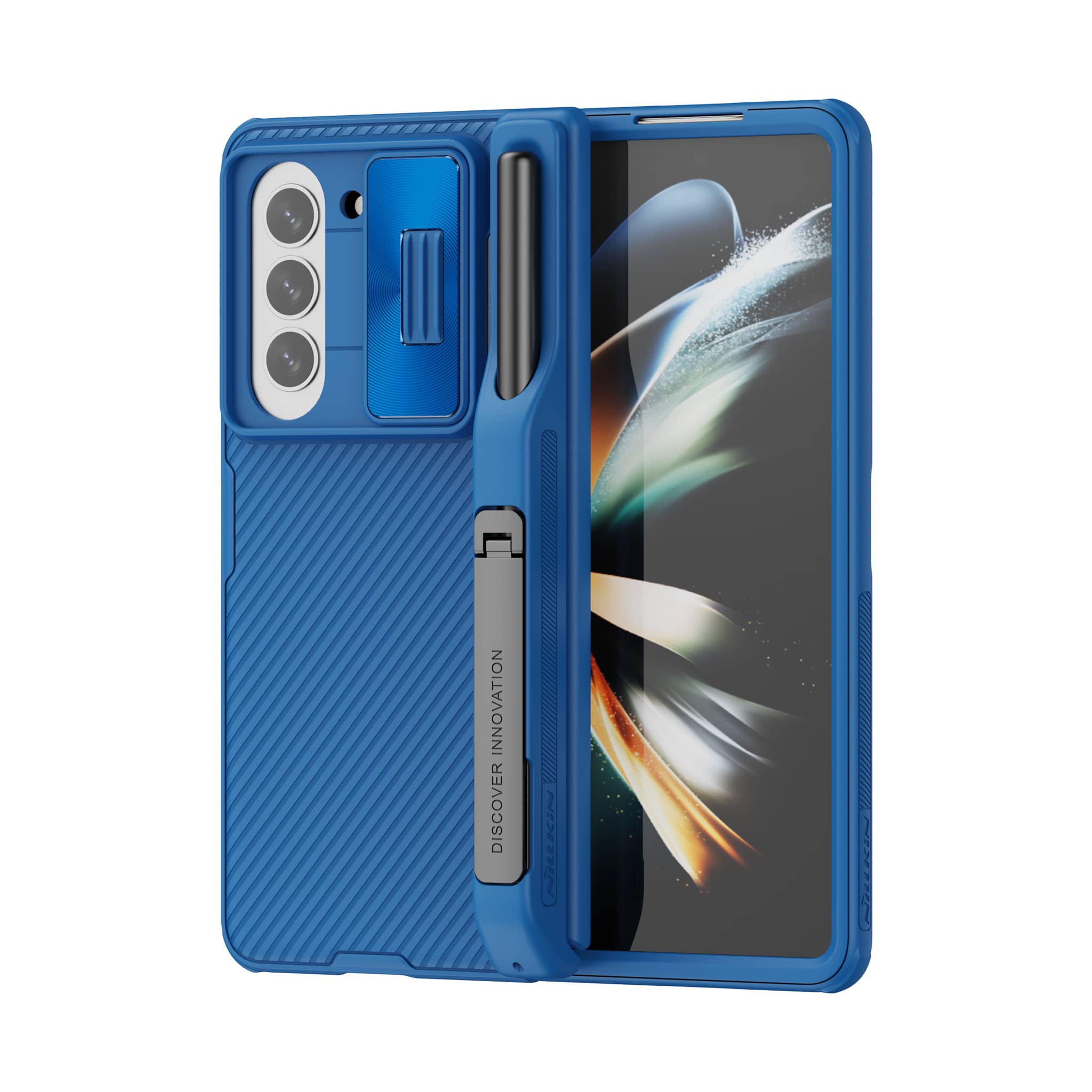 Nillkin CamShield Fold ケース ペンホルダー付き サムスン