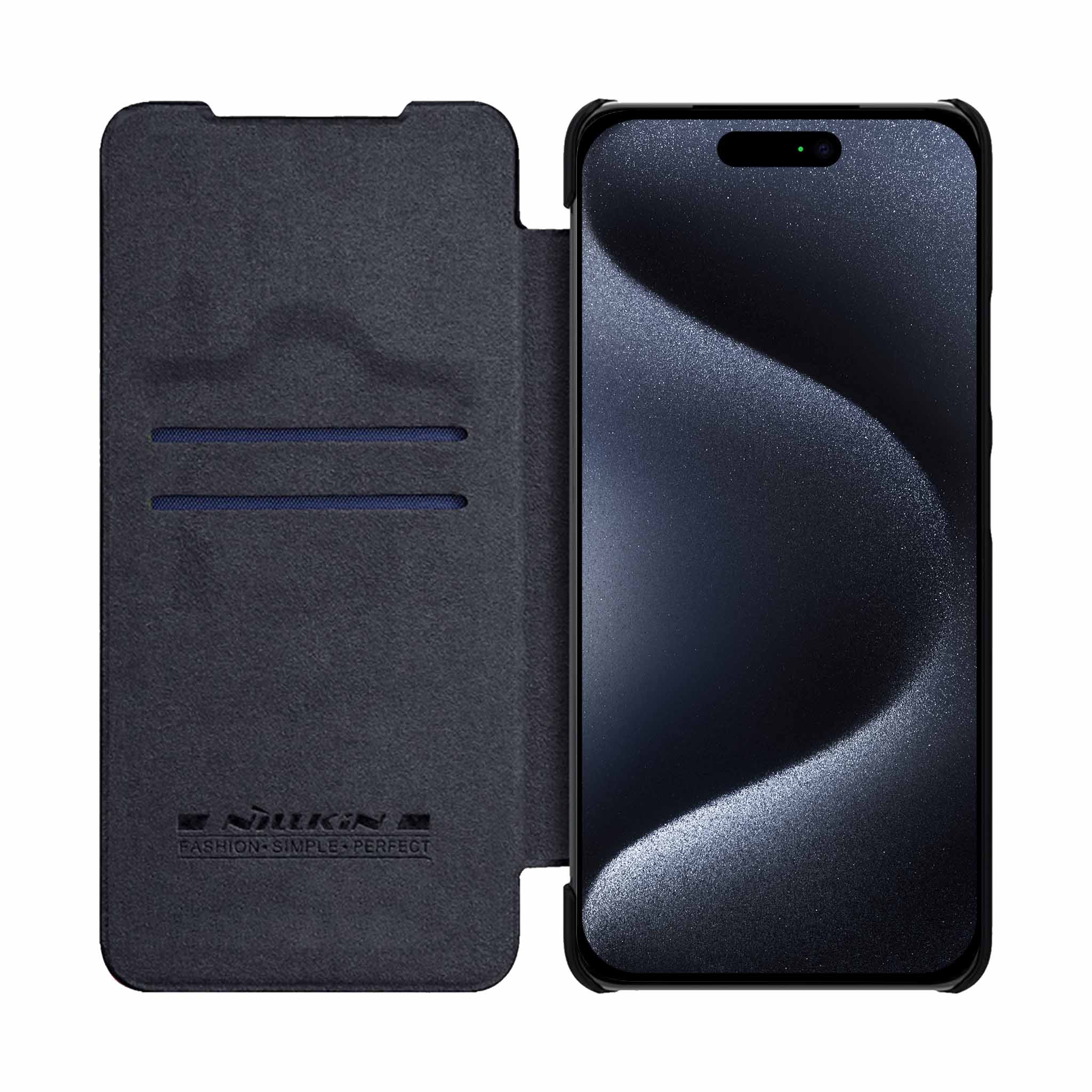 Nillkin Qin Pro Leather Case for iPhone 15 Series
