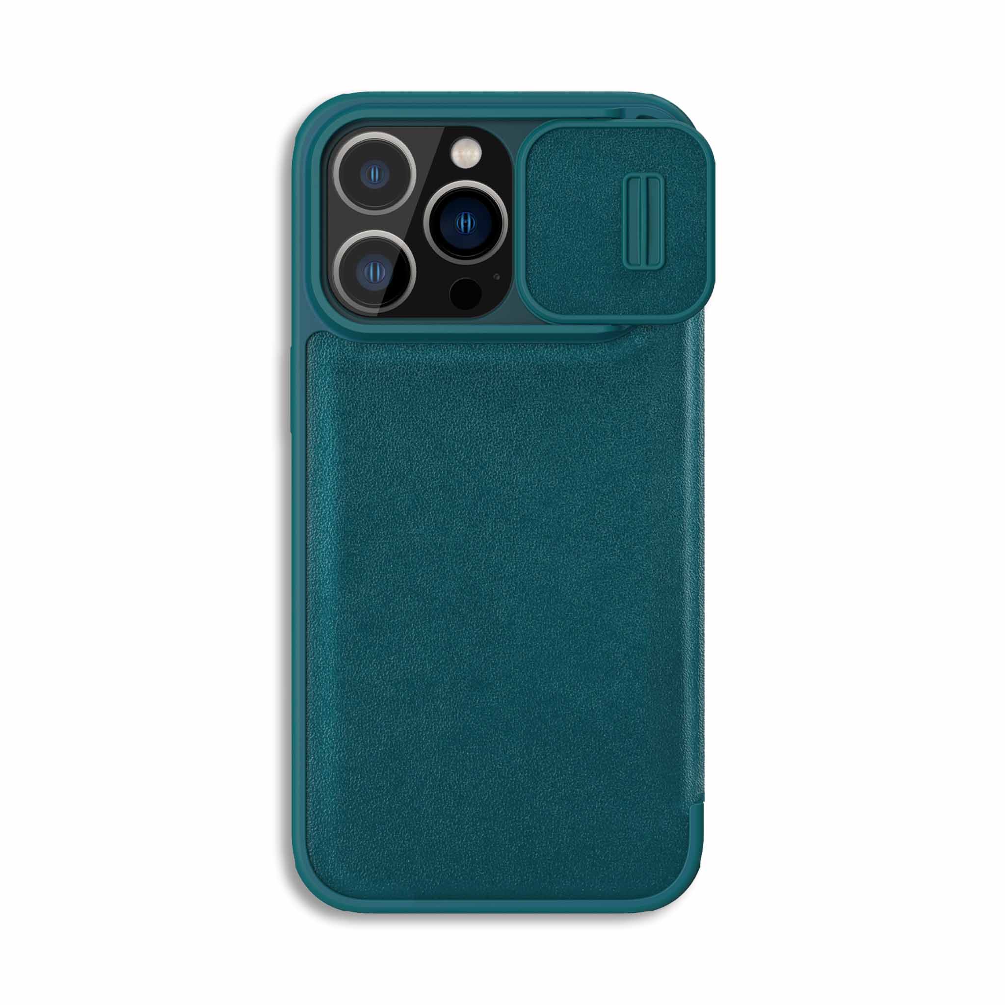 Nillkin Qin Pro Plain Leather Case for iPhone 15 Series