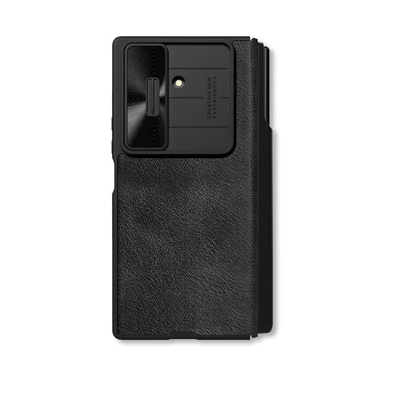 Galaxy Z Fold 7用 Nillkin Qin Pro レザーケース＆スタイラスペン