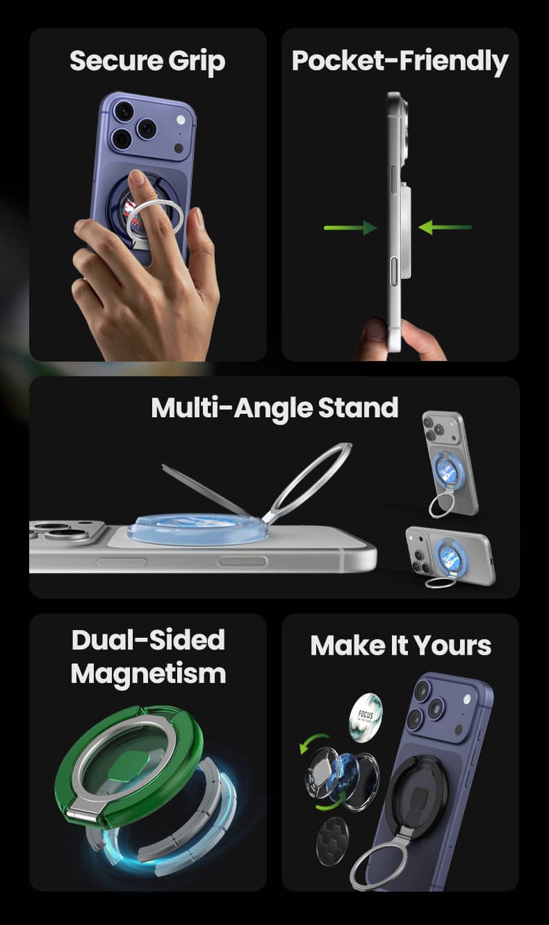 Nillkin IceSnap Match Day Modular Magnetic Phone Ring & Stand