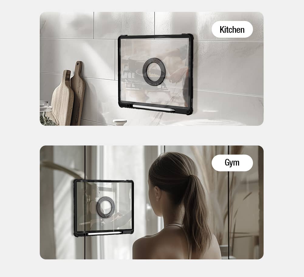 Magnetic CamShield Pad Case with Pencil Holder for iPad Series