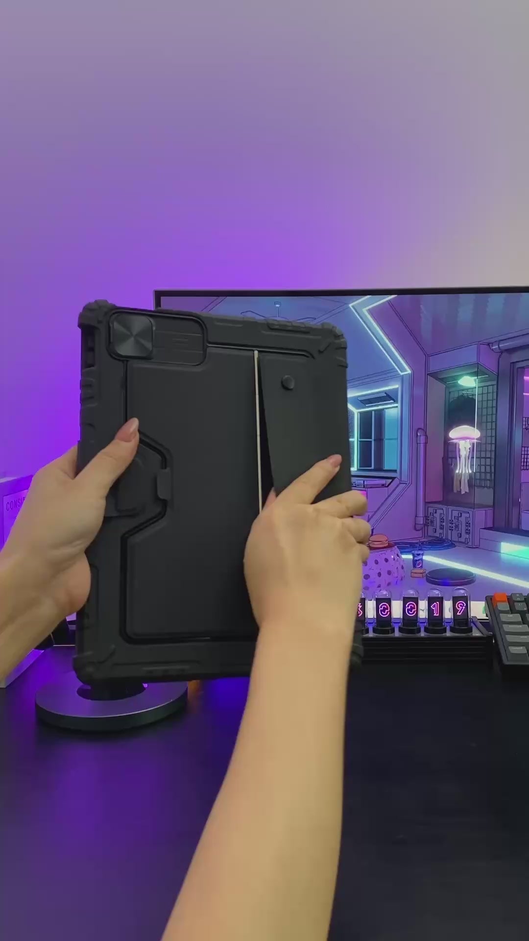 iPadアクセサリー Nillkin Bumper Combo Keyboard Case Nillkin Backlit Bumper Combo Keyboard Case for iPad Series
