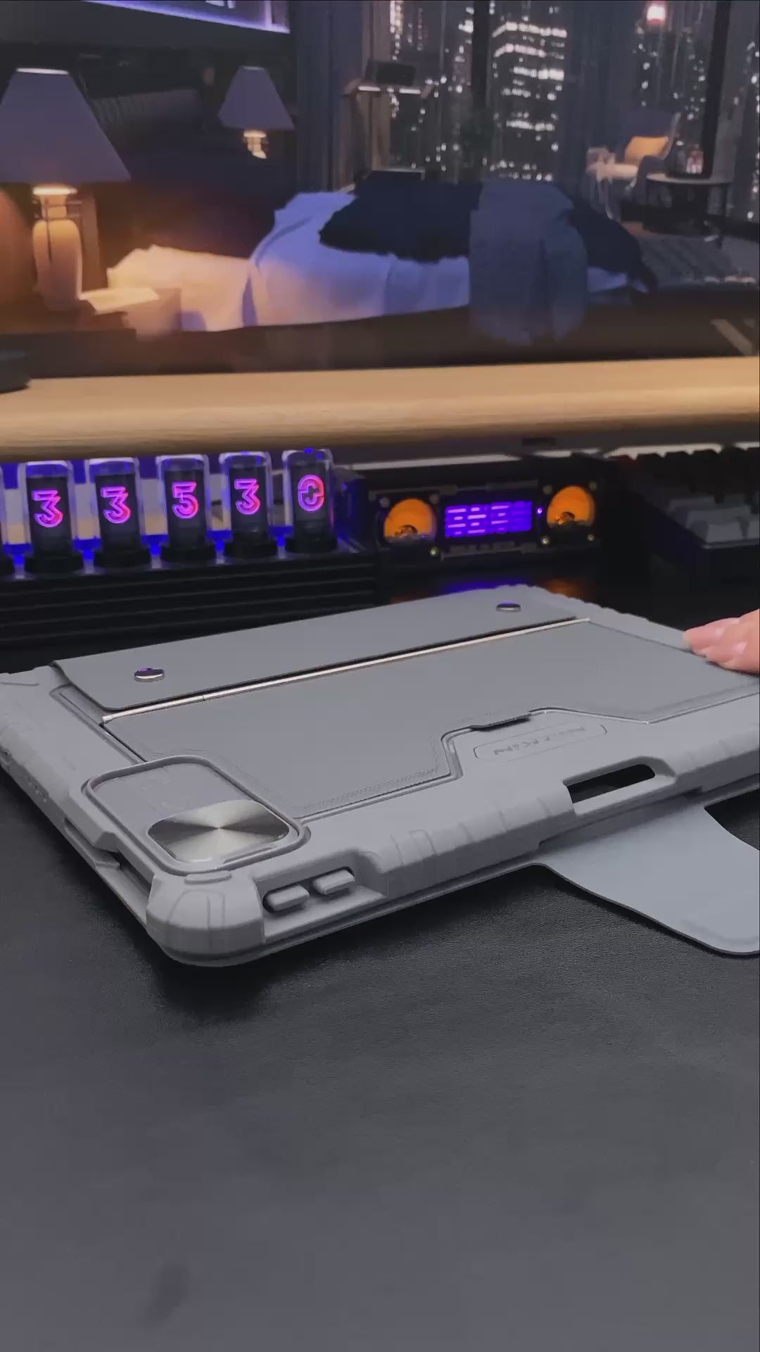 ニルキン RayDock レイバンメタスマートグラスケース用充電ドック