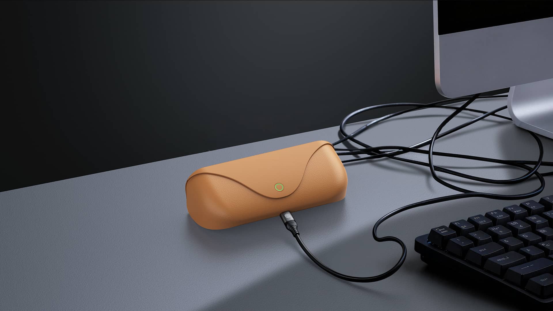 ニルキン RayDock レイバンメタスマートグラスケース用充電ドック